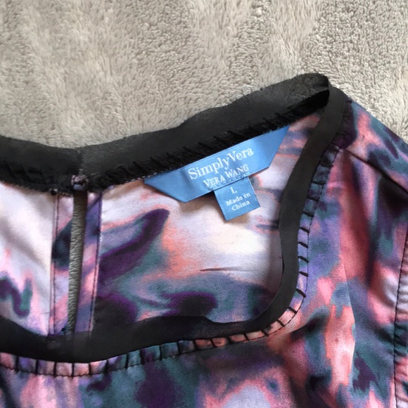Simply Vera Vera Wang Tie Dye Style Tunic - Picture 5 of 6